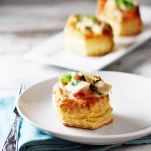 Hot Chicken Salad in Puff Pastry
