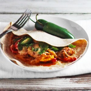 Saucy Chicken Soft Tacos