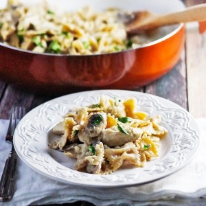 Creamy Chicken and Mushroom Pasta