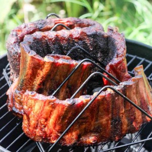 Coffee Rubbed Hickory Smoked Spare Ribs