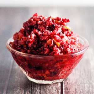 Super Simple Fresh Cranberry Relish